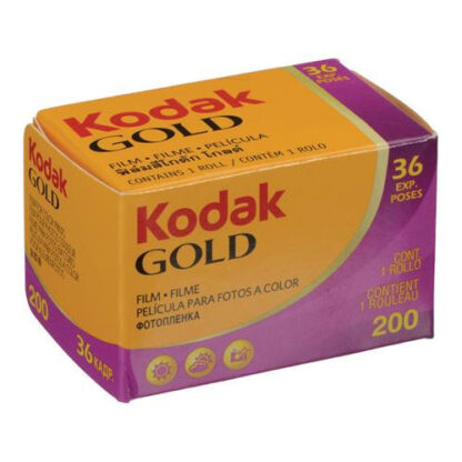 Kodak Gold 35mm color film 36 exp ISO 200